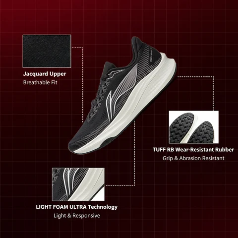 Кроссовки Li-Ning RED HARE 9 для бега, легкие и дышащие — изображение товара