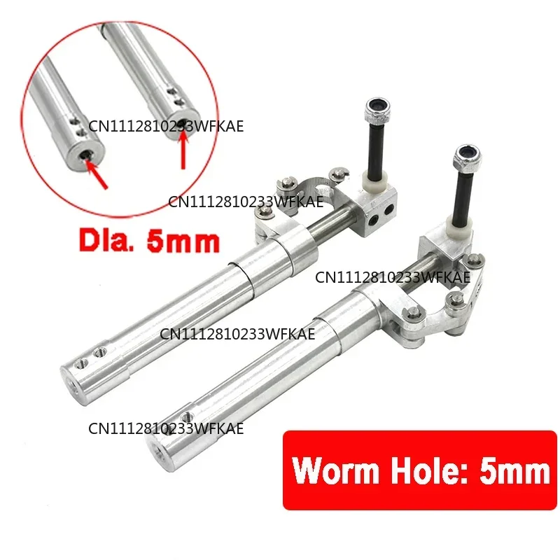 One Pair 5mm Height 70mm to 170mm Spring Back Damping Kneeling Landing Gear Retract 3-4kg RC Model Aircraft JET EDF Plane Part