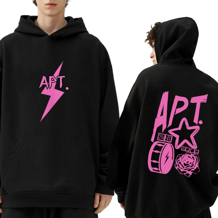 

APT New Song Sweatshirt ROSÉ & Bruno Mars Couples New Men Women Fashion Y2k Hoodie Unisex trend Fleece Long sleeve pullovers