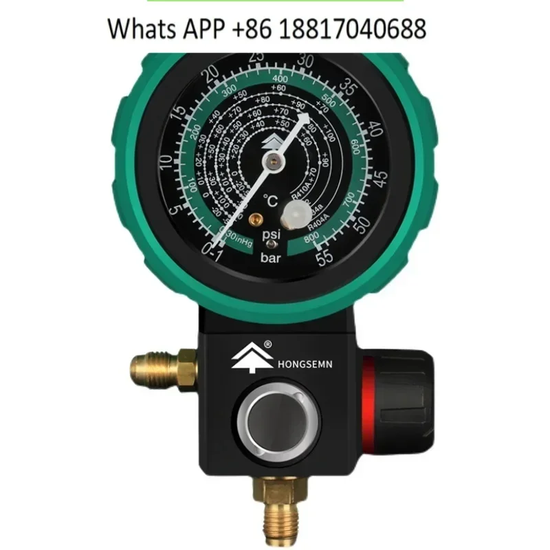 R22r410a air conditioner refrigerant fluoride meter snow pressure single valve ball valve meter fluoride tool set