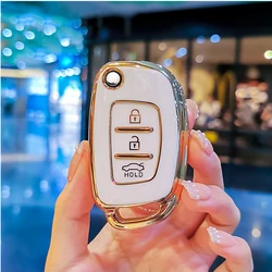 Key Cover Case For Hyundai Ix35 Grand I10 for Hyundai Elantra 2017 Tucson Sonata Ix25 I20 Creta Santa Fe GLS Reina Key Holder
