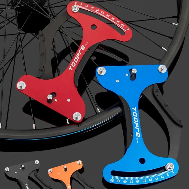 TOOPRE Bike Spoke Tensiometer Mountain Bicycle Rim Wheel Group Tension Measurement Deviation Correction Repair Tool