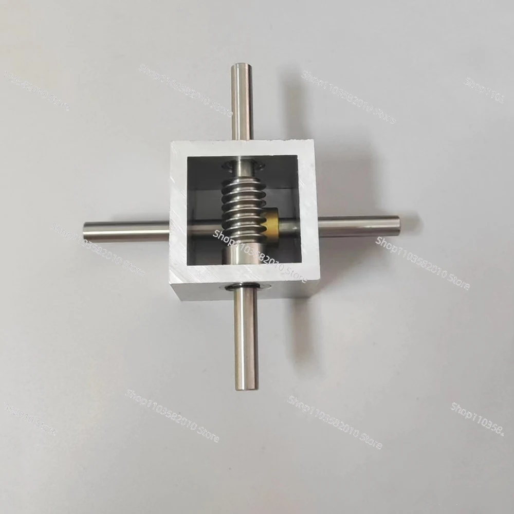 

Worm Gear Reduction Gearbox 8MM Shaft 20T Gear 90 Degree Right Angle Corner Device 1:20