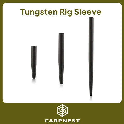 10pcs Tungsten Fishing Anti Tangle Sleeves Hair Rig Lead Weight Sinking Carp Accessories Method Feeder Ring Swivels