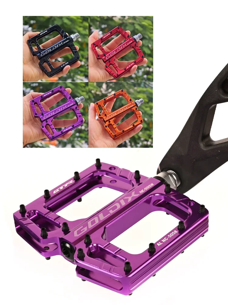 AliExpress GOLDIX 3-Bearing Mountain Bike Pedals Sealed Bearing High Strength Non-Slip Free Shipping