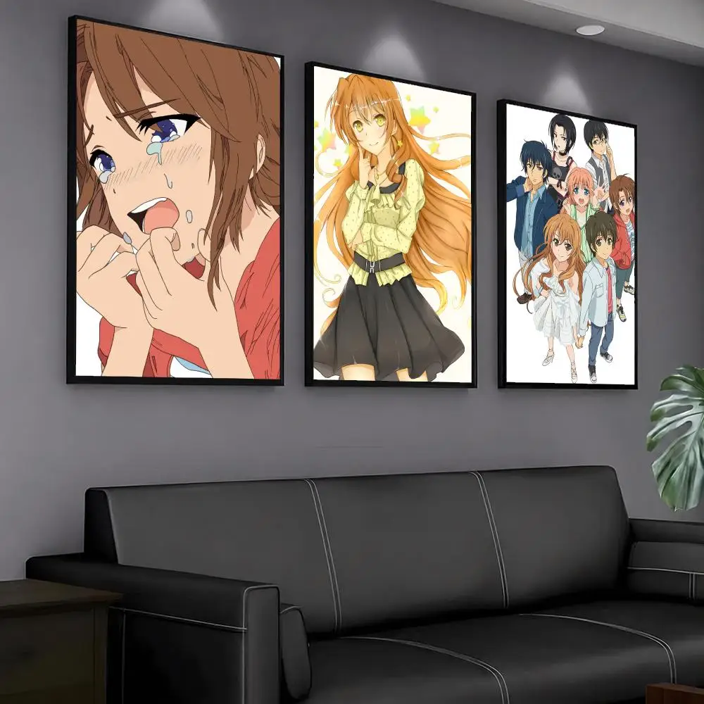 anime G-Golden Time-E Painting Calligraphy Artwork for Home Bedroom Office Wall Decoration Gift