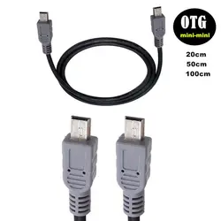 OTG USB Cable Mini USB To Mini USB Male To Male Data Cable Mobile Phone To Camera Cable OTG Contact