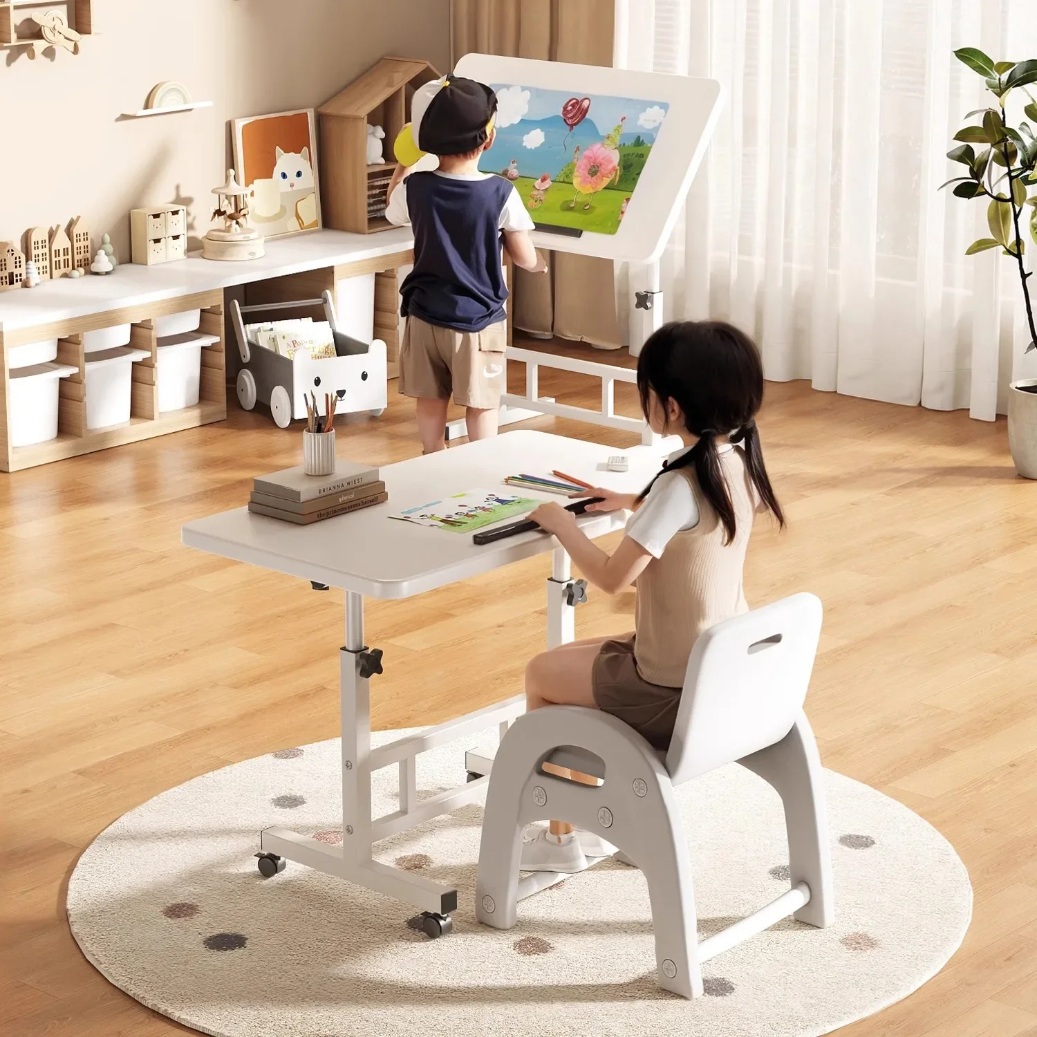 Computer Drawing Office Desks Notebook Lifting Table Mobile Folding Elevate Laptop Escritorio Plegables 게이밍 책상 베드테이블 게이밍책상