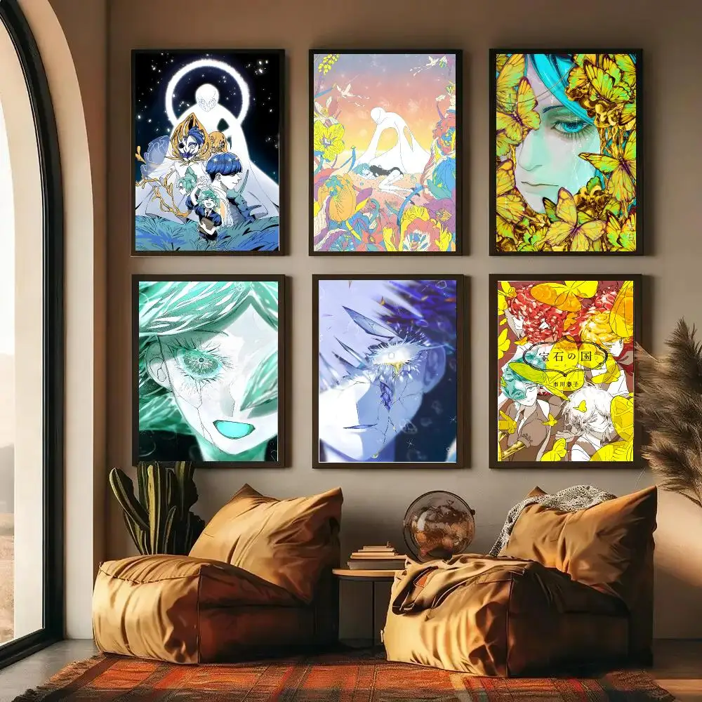 L-Land Of The Lustrous Poster High-definition Waterproof Poster Stickers, Suitable For Bedroom, Living Room, Home Decoration