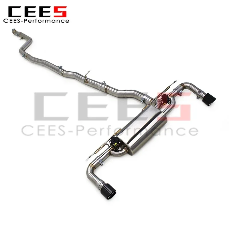 

Выхлопные трубы cees Catback для BMW 530/530i G30/B48 2.0T 2017-2023, эффективный глушитель из нержавеющей стали с системой клапанов