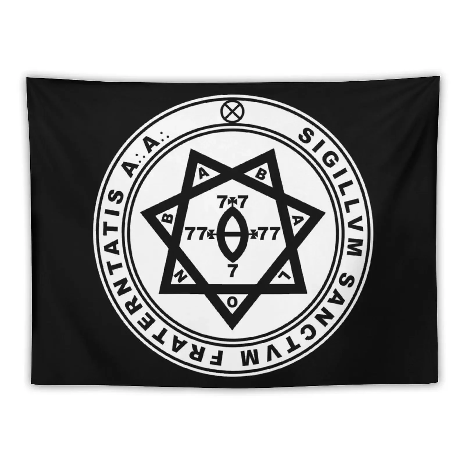 Aleister Crowley Seal - Occult - Thelema - Magick Tapestry Bedroom Decoration Wall Carpet Tapestry