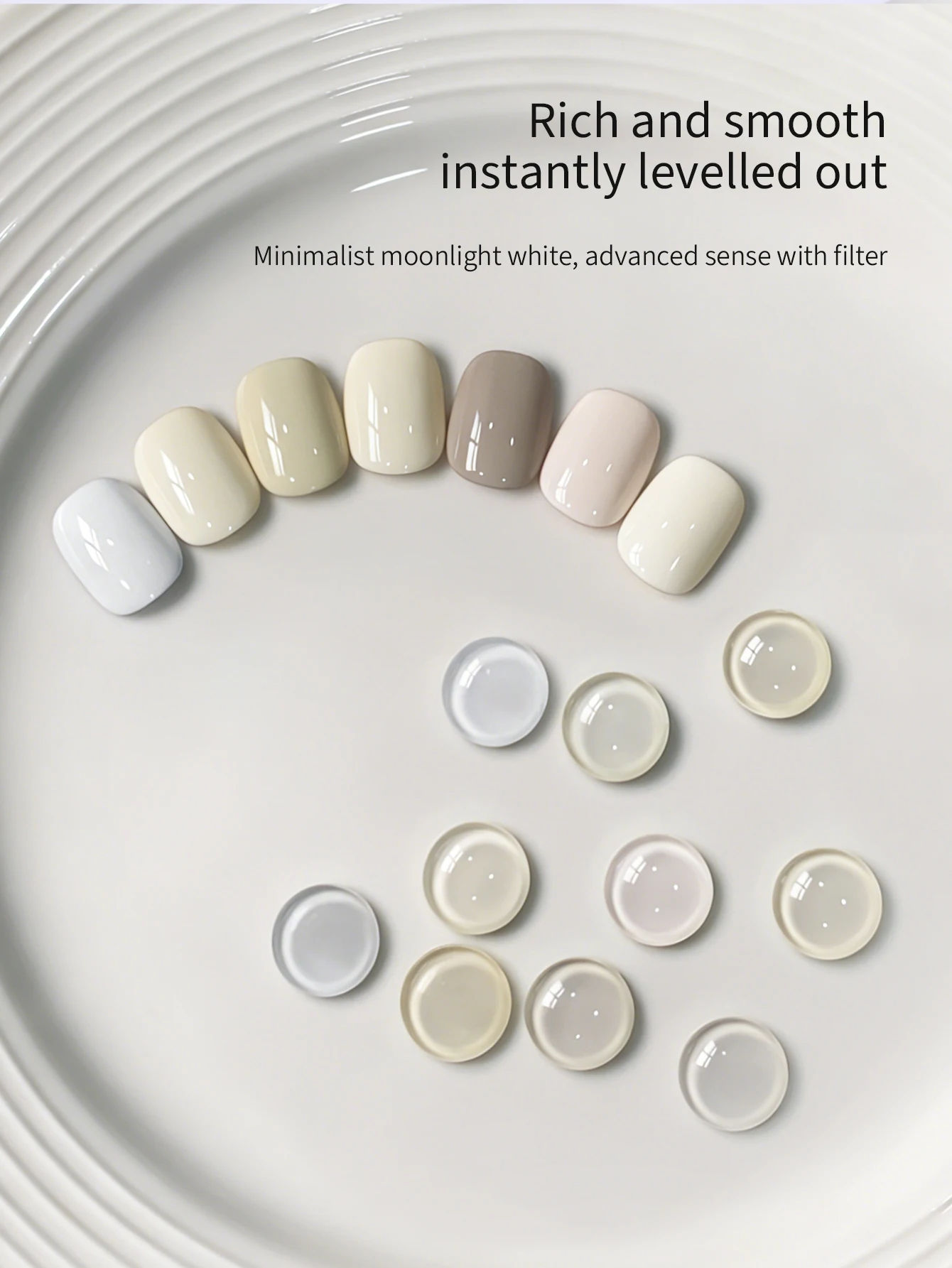 12ml Moonlight White One second Leveling gel nail polish Gel 2026 New Whitening Non marking Yogurt White Nail Shop Exclusive