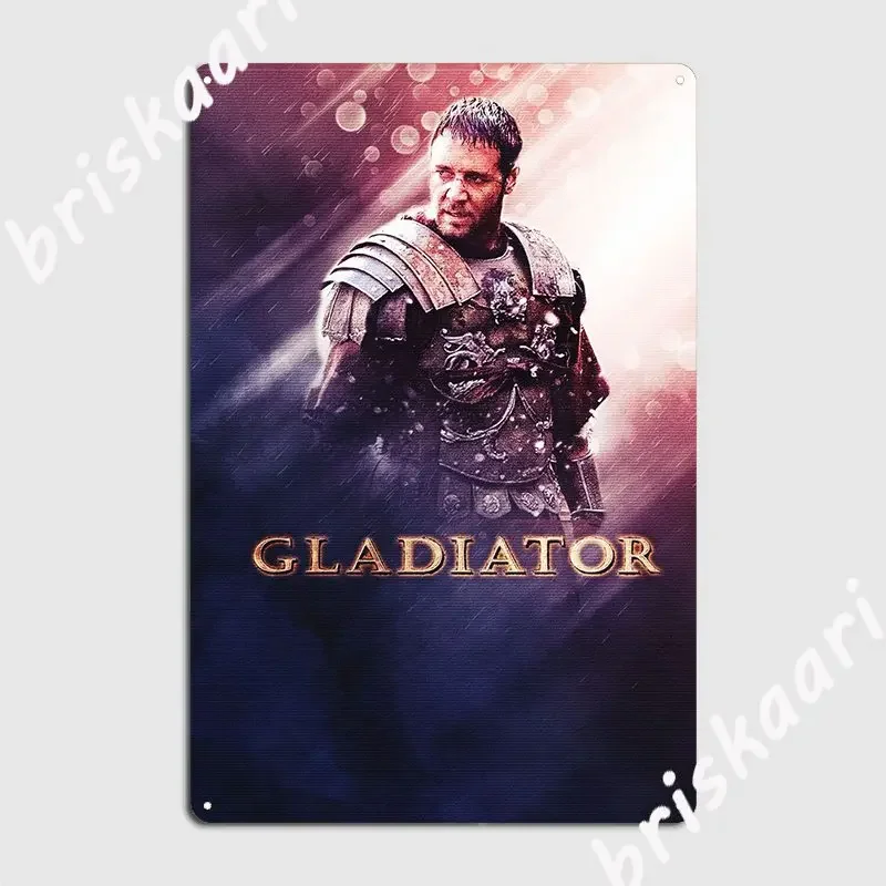 Gladiator Movies Metal Sign Decoration Wall Club Home Plates Tin sign Poster