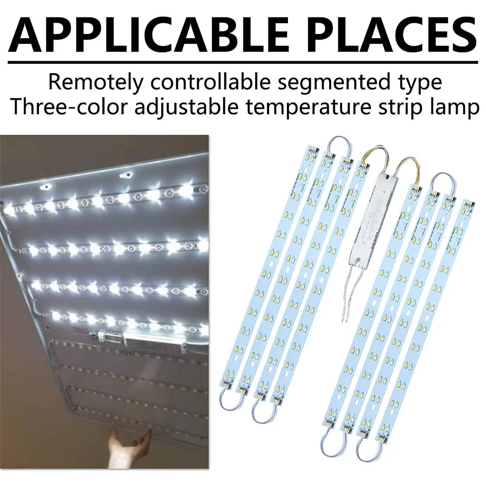2,4G RF-FernbedienungIntelligenter LED-Treiber (20-40W)X4 (40-60W)X4 220mA 230mA Beleuchtungstransformator für LED-Dimmtreiber – Detail 4