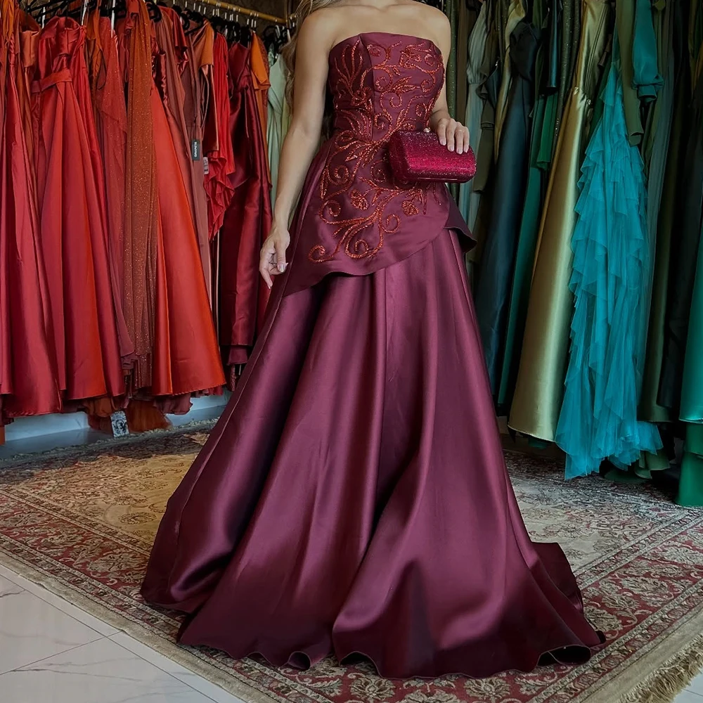 

Индивидуальные вечерние платья трапециевидной формы длиной до пола, без бретелек, без рукавов, платье для выпускного вечера, модное простое драпированное вечернее платье с блестками и открытой спиной