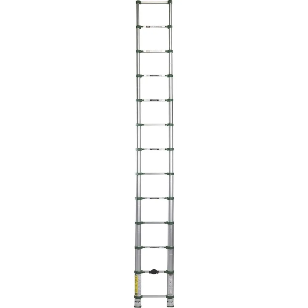 green telescoping 780p+ ladder with pro series extend and climb features
