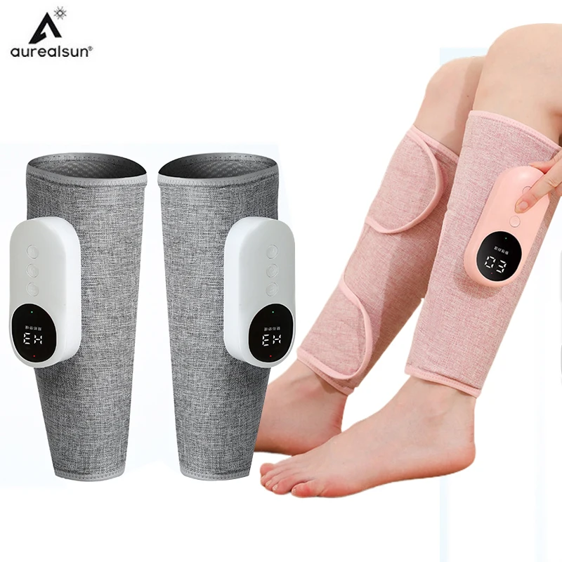 

Electric Foot Leg Massager Health Care Deep Muscle Relaxation Air Pressure Hot Compress Massage Body Pain Relief Saude Massajed