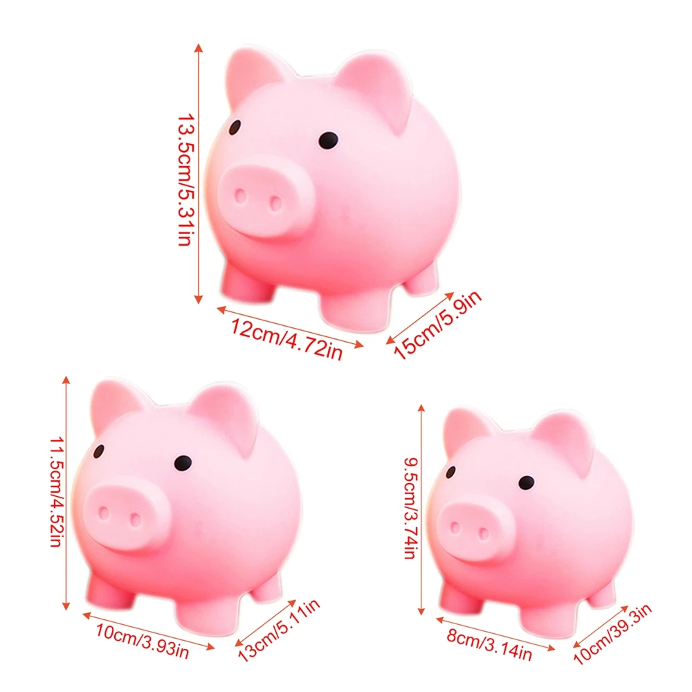 Piggy Bank Storage Box Children Promotional Gift Cartoon Piggy Bank Home Decor Kids Toys