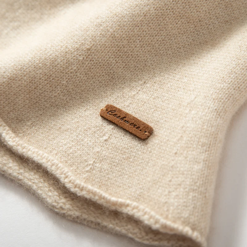 MERRILAMB Neue Kaschmir Eimer Hüte Herbst Winter Hohe Qualität Mode Im Freien Einfarbig Warme Kaschmir Gestrickte Kappe für Frauen – Detail 4