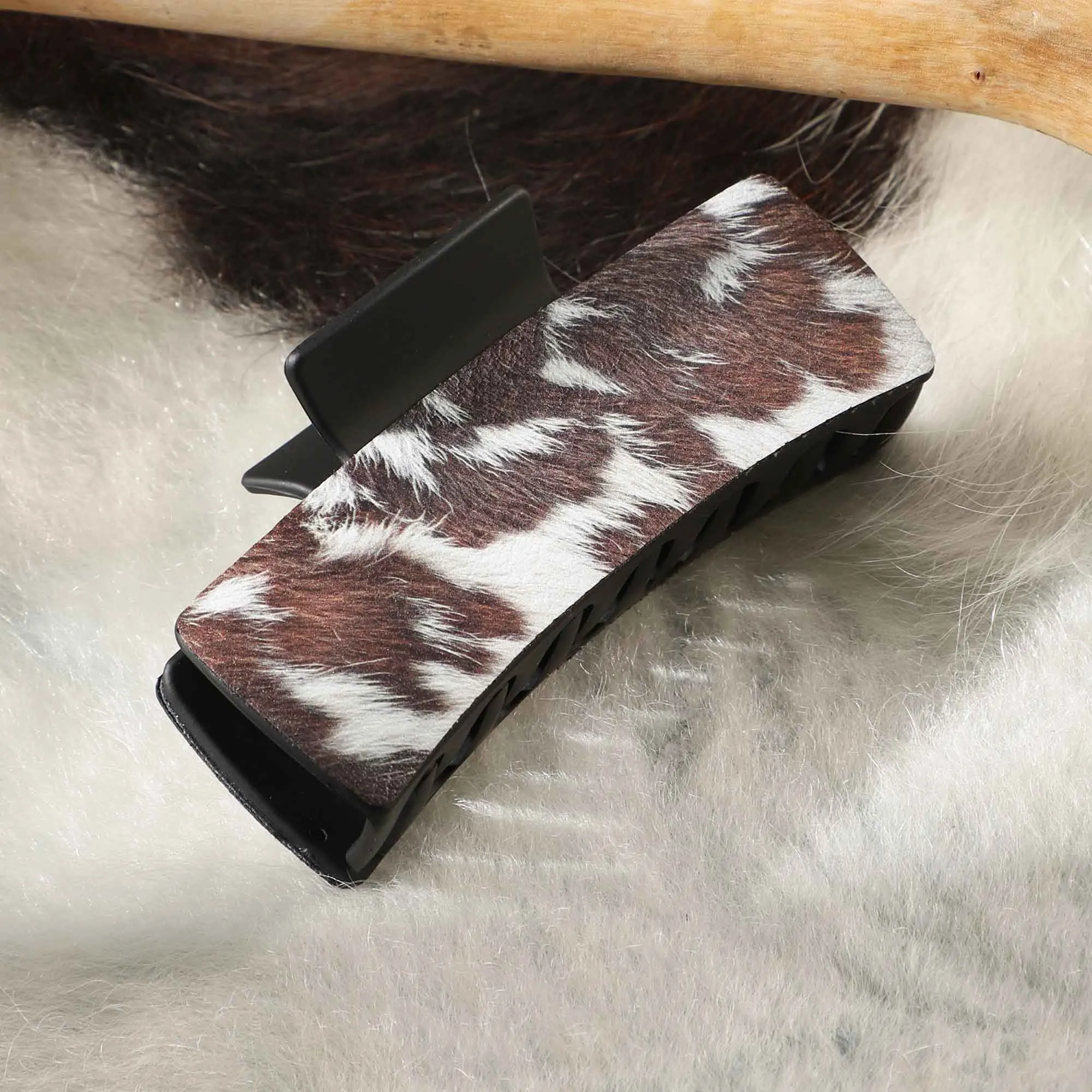 4 pezzi fermagli per capelli in pelle di girasole cactus Yee Haw artigli per clip per le donne boutique all'ingrosso regalo copricapo accessori per capelli