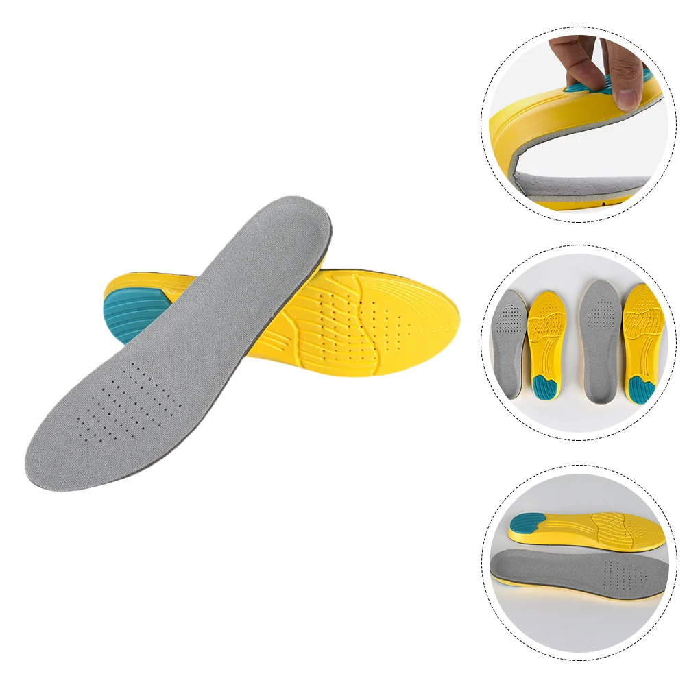 

Sports Insole Shoe Insoles Inner Heightening Pads Sweat Absorption Slow Rebound Sponge EVA Shock-absorbing Men and Women