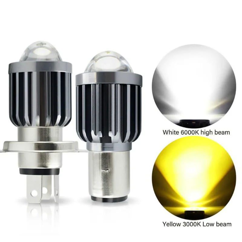 1Pcs H4 BA20D Motor…