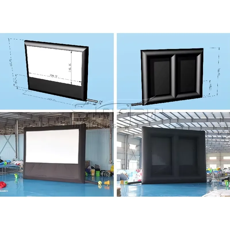 for Large Inflatable Air Screen Outdoor Cinema Equipment for Inflatable Outdoor Movie Screen for Movie Projector Screen