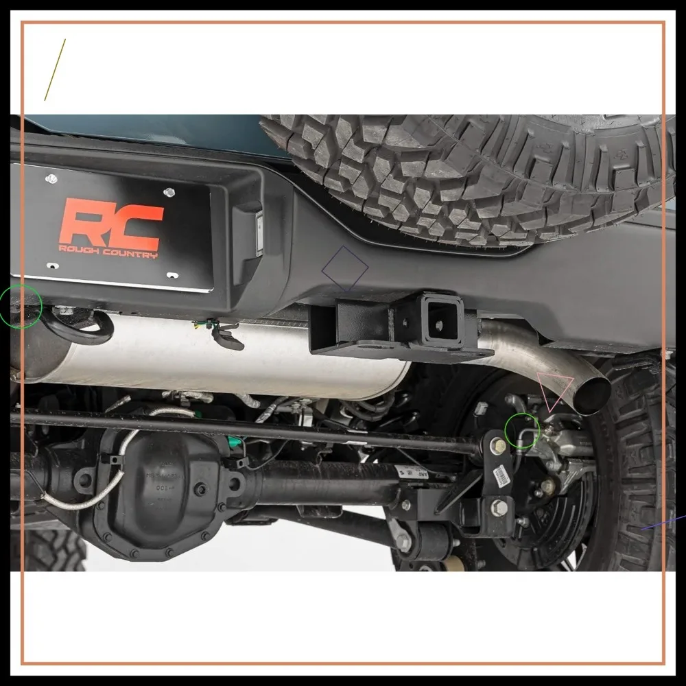 

2" Receiver Hitch for Ford Bronco (2021-2025) - Adds 3500LB Towing, Easy No-Drill Installation