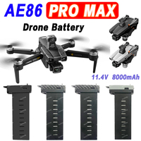 Original AE86 PRO MAX 8K Drone Battery 11.4V 8000Mah For AE86+ PRO MAX Plus Carbon Fiber Battery Spare Parts Accessory Battery