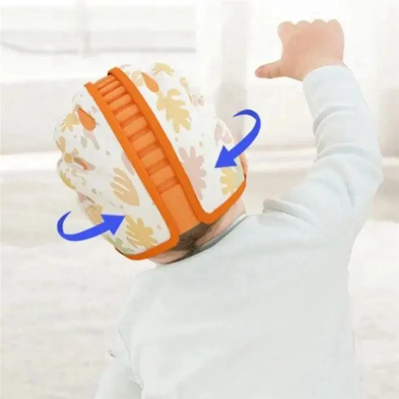 B05C-調整可能なベビーセーフティヘルメット、360度頭部保護、歩行学習用の柔らかい幼児用安全帽子