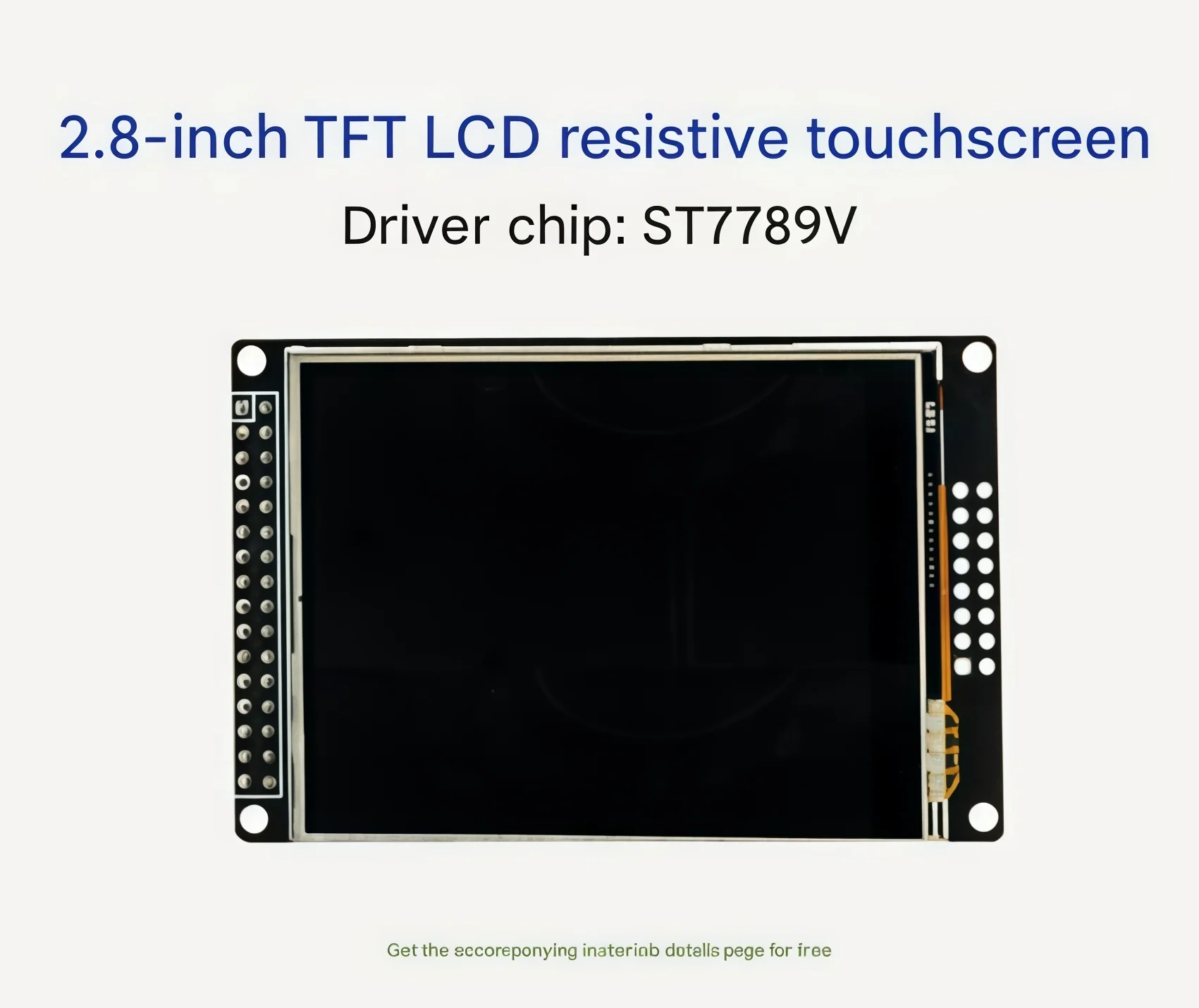 DRG 2.8-inch TFT LCD with touchscreen, 16-bit STM32 driver, ST7789V Brand new original