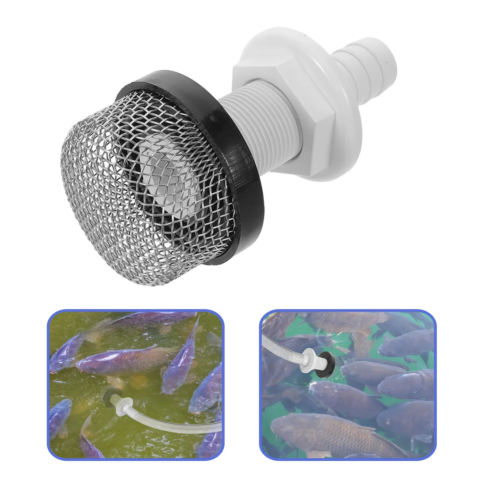 

Boat Live Well Pump Water Filter Screen Replacement Head for Boat Pumps Well Filter Strainer Replacement Plumbing Fitting