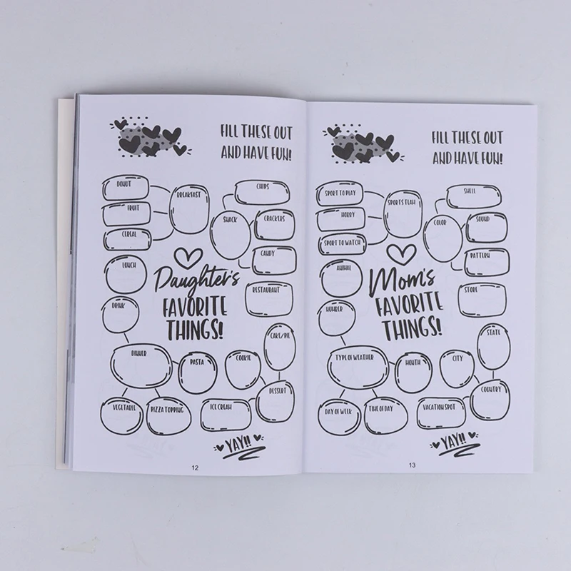 Mom And Son Journal Multipurpose Notebook Kawaii Diary Book Mother And Daughter Journal Birthday Gift Diary