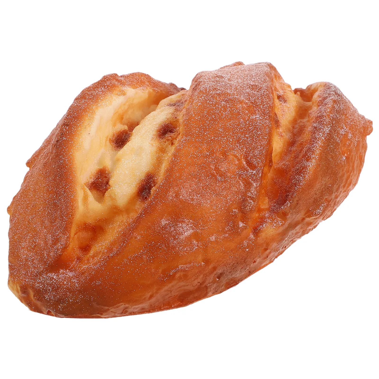 Pain Français Artificiel Réaliste, Faux Pain au Beurre aux Haricots Rouges, Pâtisseries Simulées, Accessoires de Présentation Alimentaire pour la Décoration de Boulangerie et de Cuisine