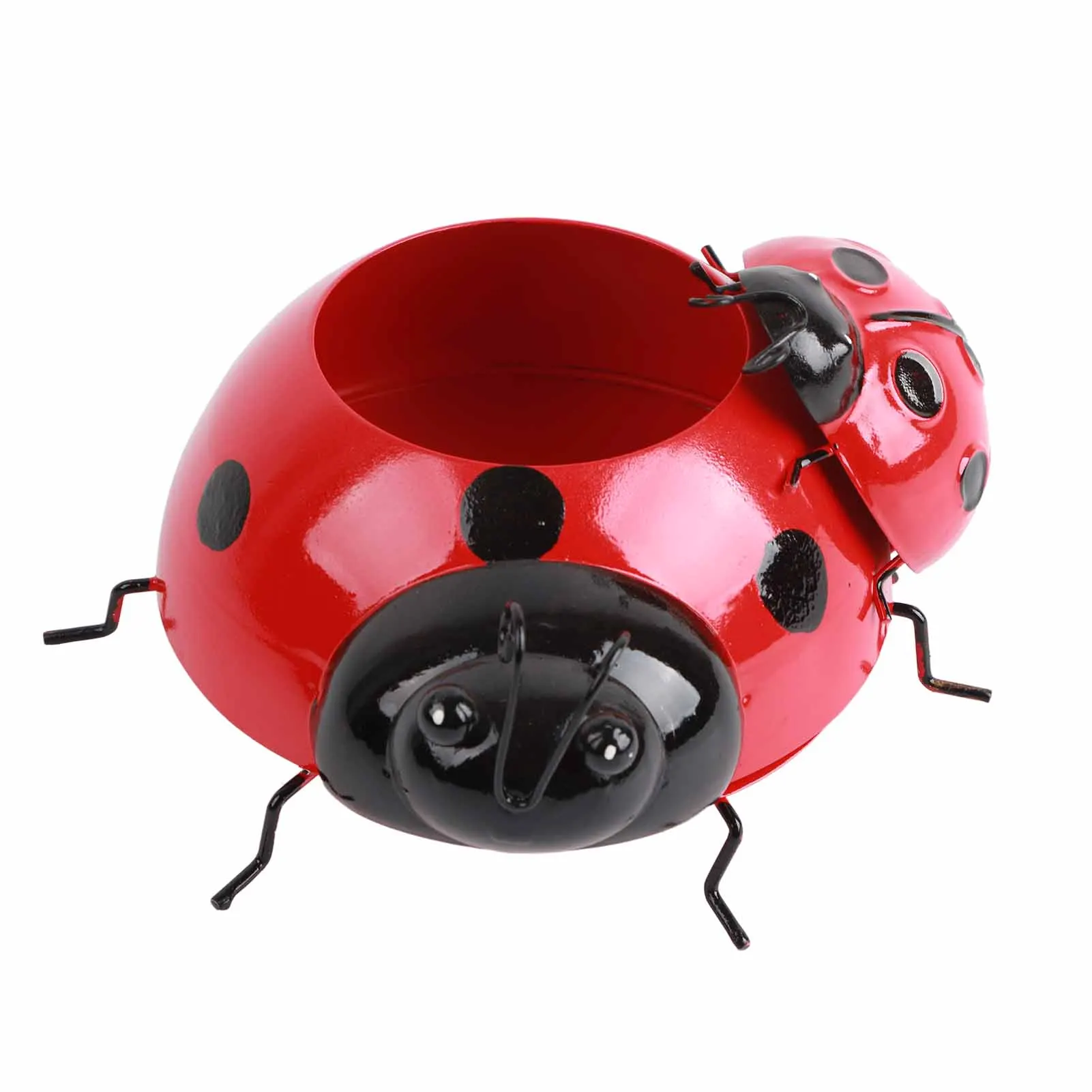 

Metal Ladybug Flower Planter Insect Design Flower Pot For Home Garden Indoor Or Outdoor Decoration