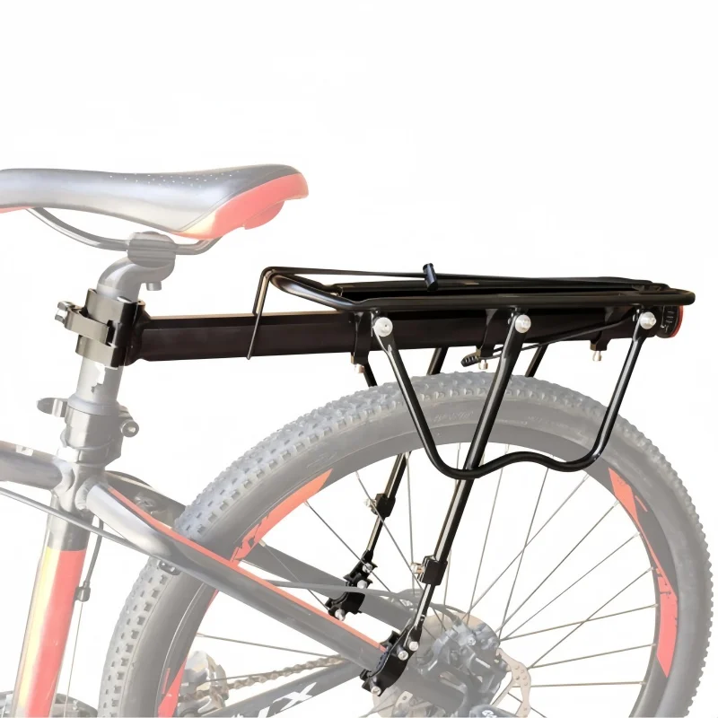 

Deemount Universal Heavy Duty Bicycle Rear Rack Luggage Carrier Cargo Shelf for Cycling Bag Stand Holder Trunk Storage Mount