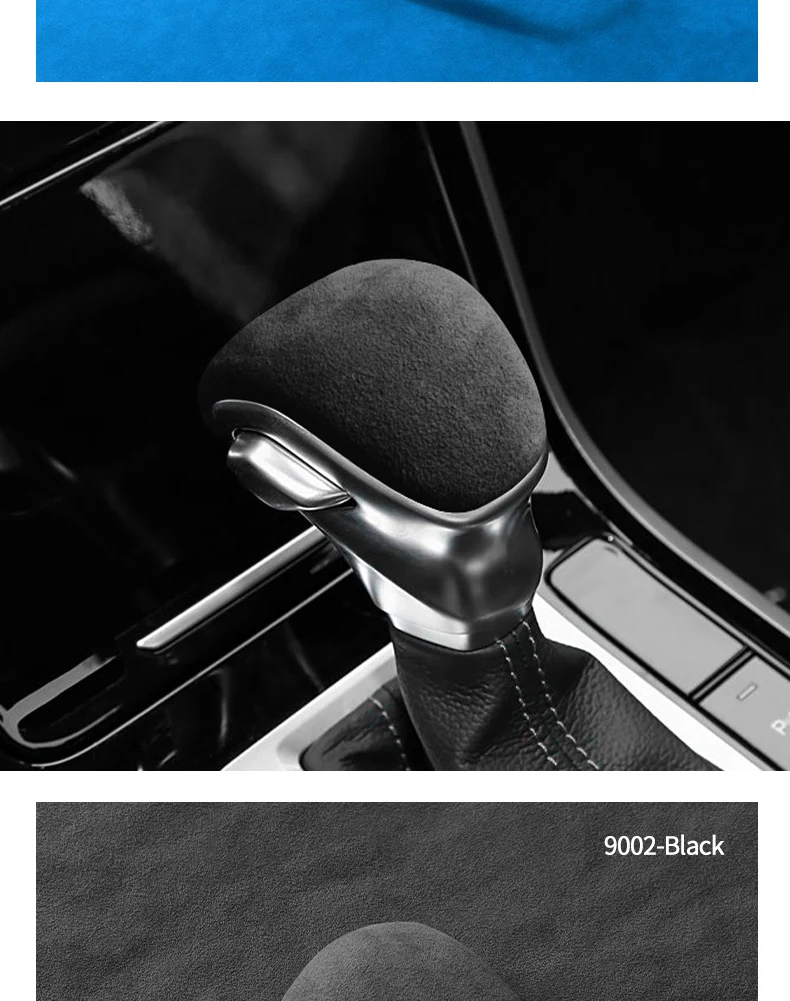 Hochwertiger Lenkradbezug aus Wildleder und ABS für Kia K3 Forte Cerato (2019-2021) + Schalthebelmanschette, Auto-Innenraum-Tuning-Zubehör – Detail 12