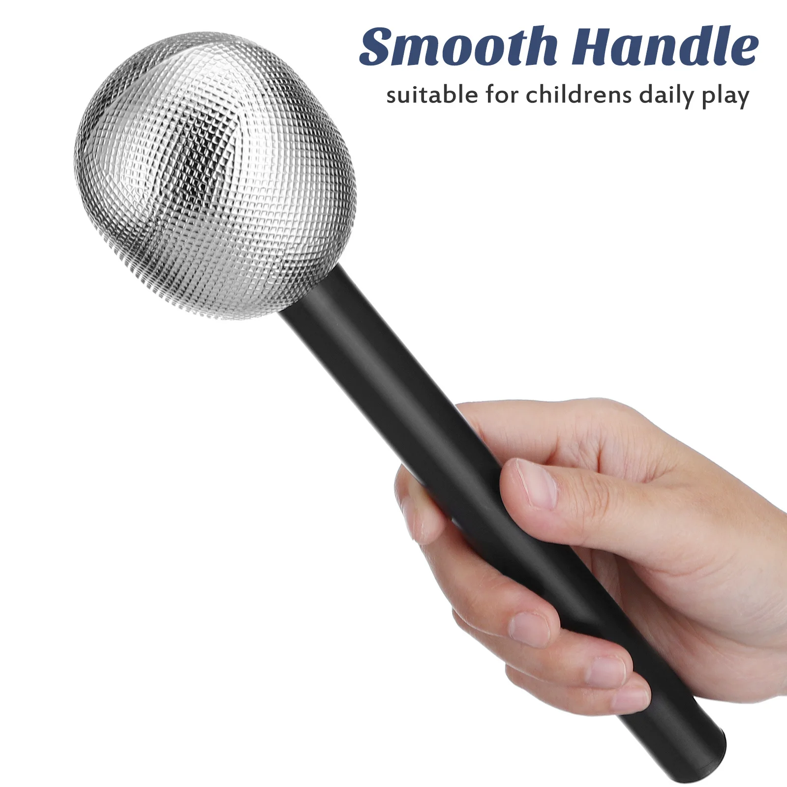 

6pcs Simulation Microphone Props Halloween Party Decor Kids Cosplay Performance Fake Mic For Dance Stage Costume Party Favors