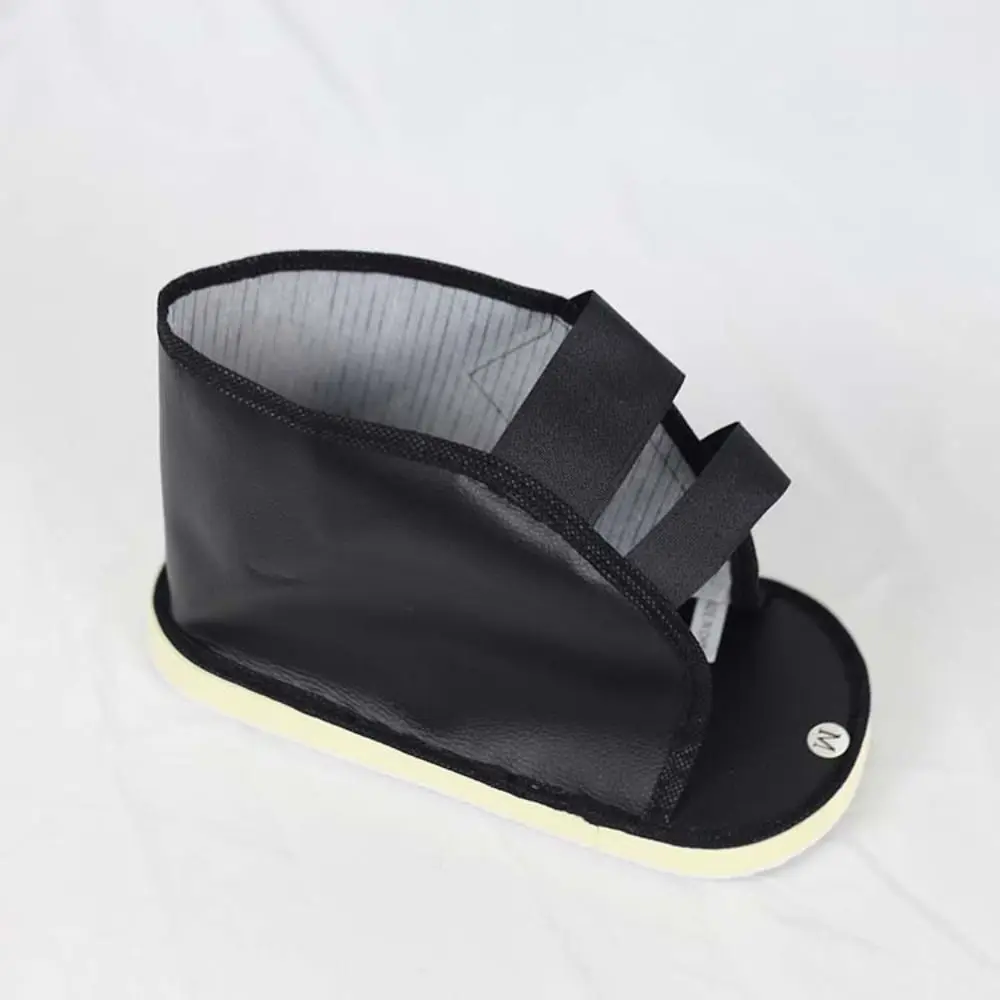 

Prevent Slip Walking Cast Shoe Shock Absorbing Foot Protection Fracture Fixed Shoes Breathable Faux Leather Plaster Shoe