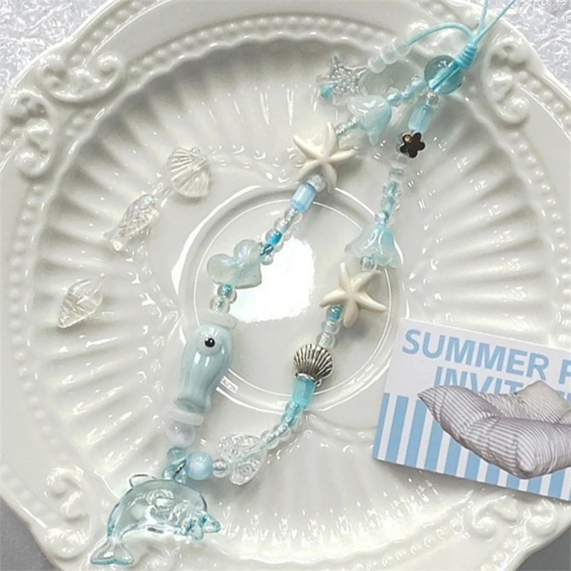 Dolphin Blue Phone Wrist Strap 6