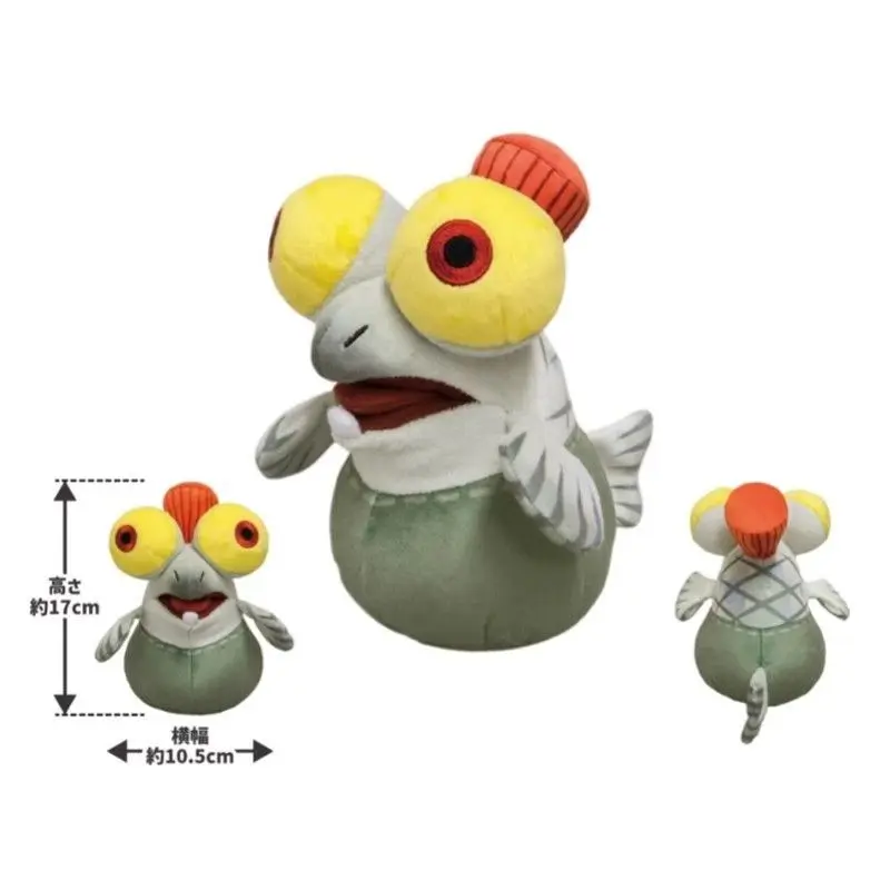 Cute Fish Plush Doll Stuffed Cartoon Character Soft Fabric Toy For Bedroom Home Decor Gift Collection Display