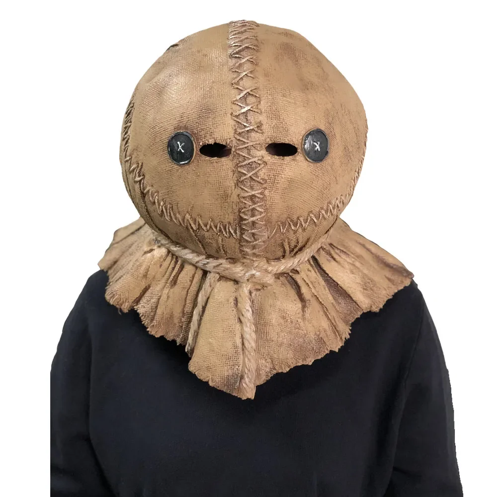 Trick 'r Treat 2 Sam Mask Cosplay Horror Ghost Latex Masks Halloween Party Costume Props 2023