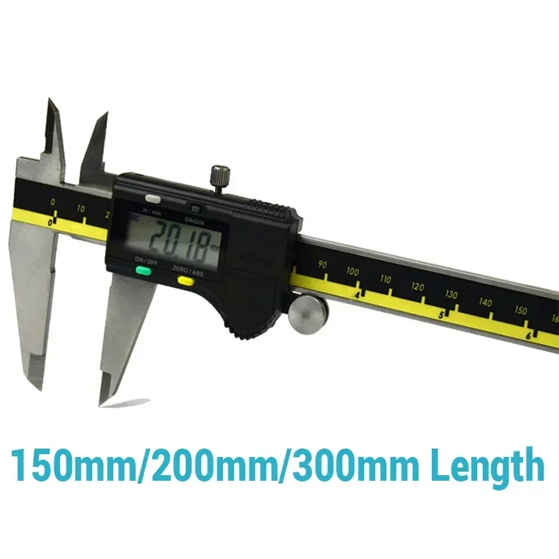 

Digital Caliper Stainless Measuring Tools 150mm/200mm/300mm Digital Ruler Caliper Micrometer Measuring Tool