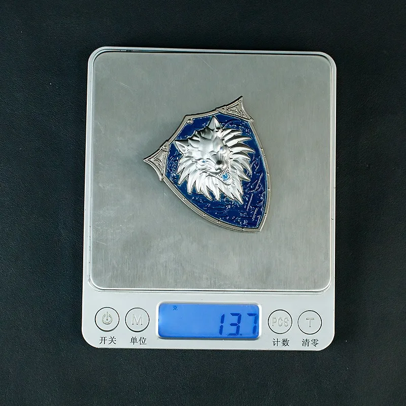 New 6cm Wolf King Shield Alloy Anime Model Crafts Desktop Decoration Game Peripherals Collection Exquisite Festival Gift Toy Kid