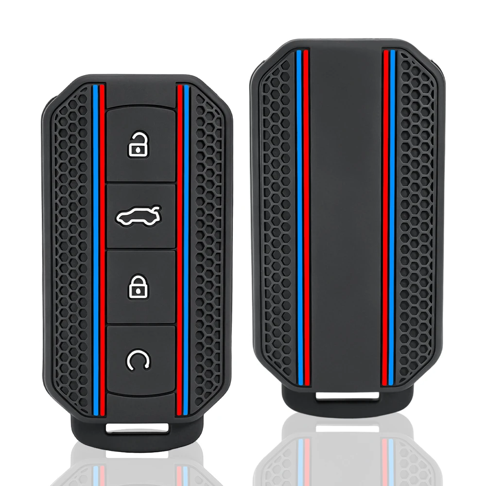 Key Case for Chery Jaecoo 5 Ev 2025 J5 J7 Tiggo 7 Pro Max 8 9 Arrizo Omoda C5 E5 Icar 03 EQ7 Racing Stripe Style Driver Gift