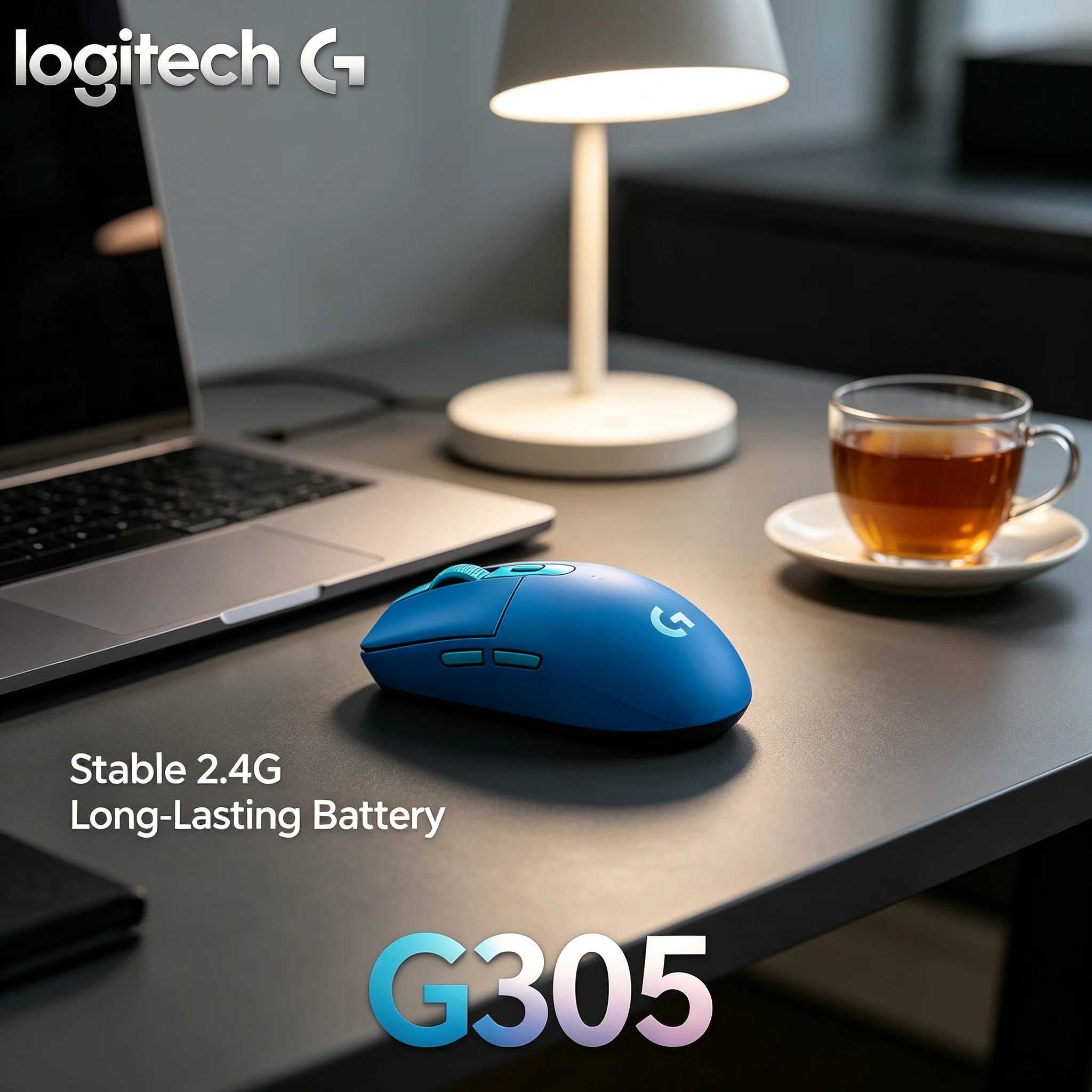 Logitech G305 LIGHTSPEED Gaming Mouse Wireless Ultra-lightweight Design Stable Signal For Online Game & Office Work