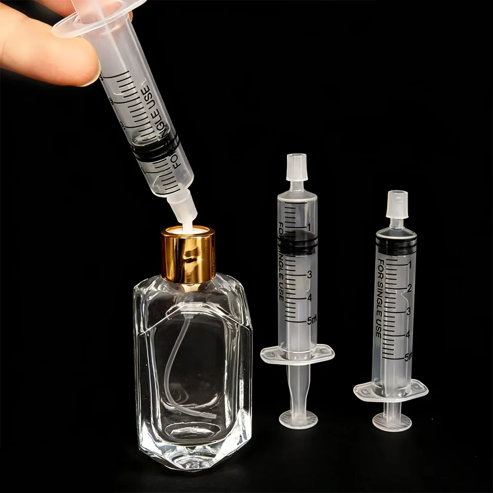 This Type of Reusable Plastic Syringe Is Suitable for Travel and Cosmetic Extraction - Multi-Capacity for Perfume, Essential Oils, Cologne, for Precise Dosing, Portable Dispensing Device
