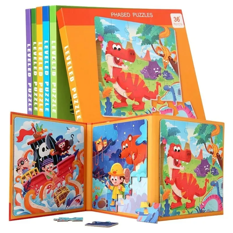 Magnetische puzzels voor kinderen Nivelleerde puzzels voor kinderen vanaf 2 jaar Voorschools leren\ Legpuzzels *Reisspellen en reisspeelgoed voor 2-6.