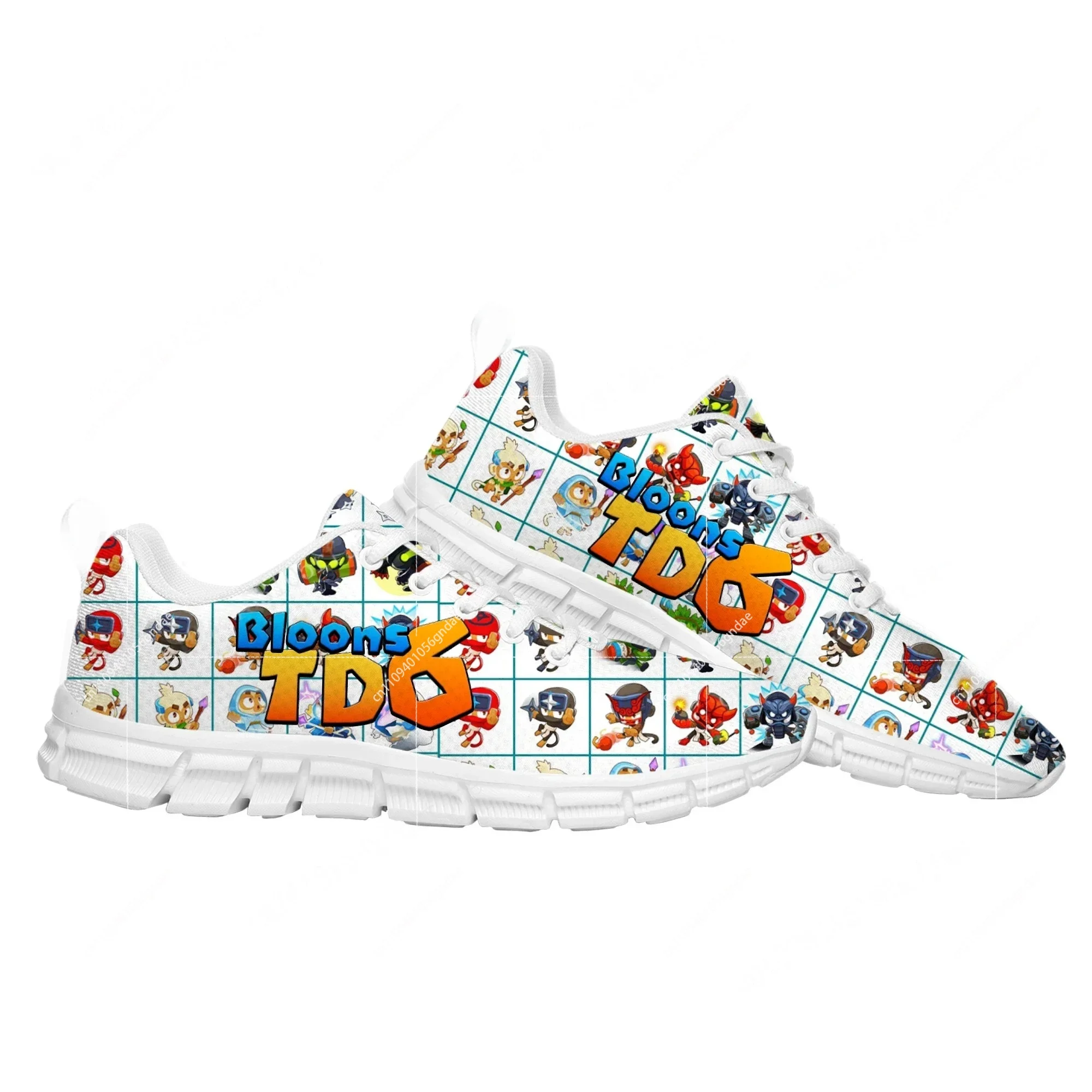 

Bloons TD 6 Sports Custom Shoes Cartoon Game Mens Womens Sneaker Fashion Tailor Made Couple Built Shoes