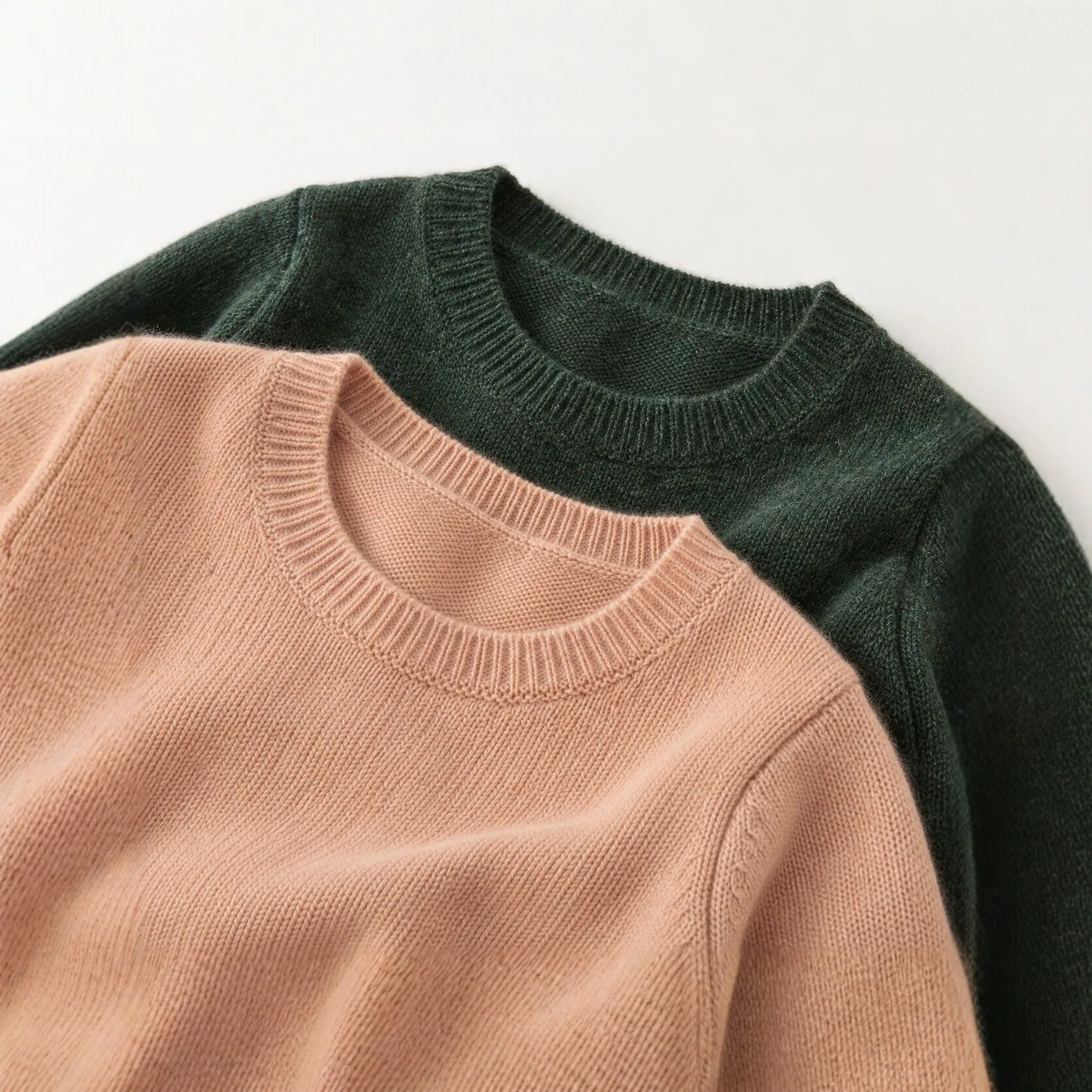 Sweater Autumn and Winter Children Round Neck Knitted Sweater Solid Color Loose Rolled Cuffs Long Sleeved Boys and Girls